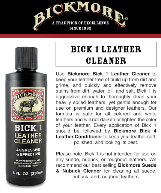Bick 1 Leather Cleaner 8 oz