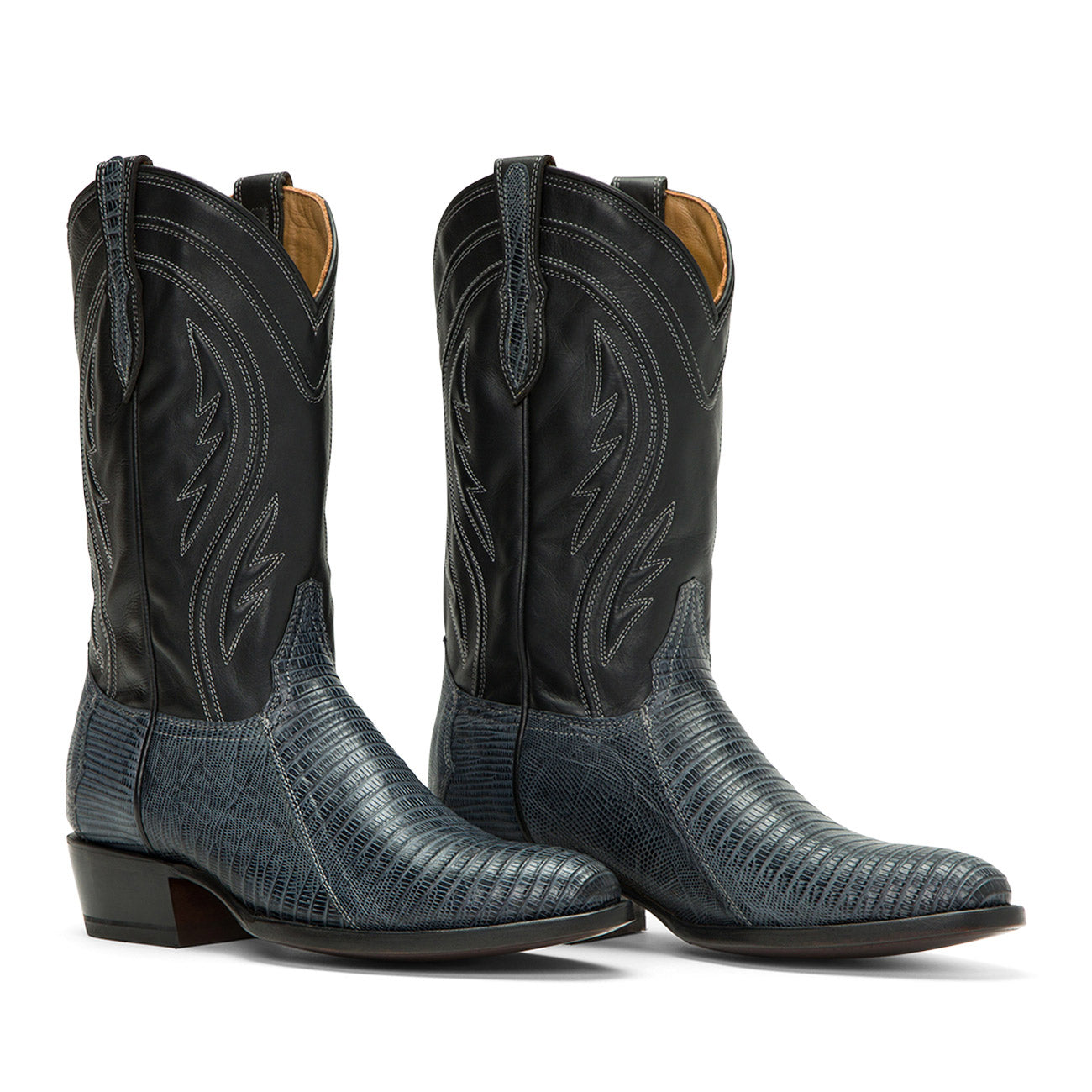 Marcus Men's Cowboy Boots | Teju Lizard Leather Boots – Rujo Boots