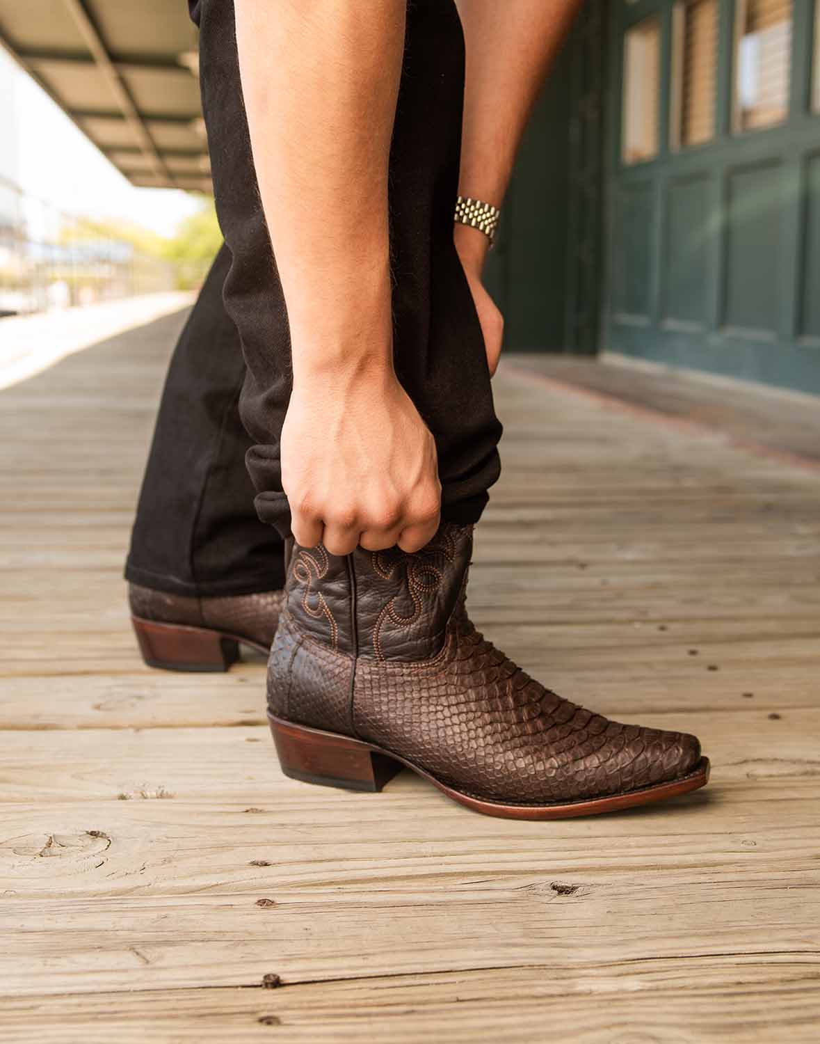 Python Boots Colour Python Leather Boots Collection | RUJO – Rujo Boots