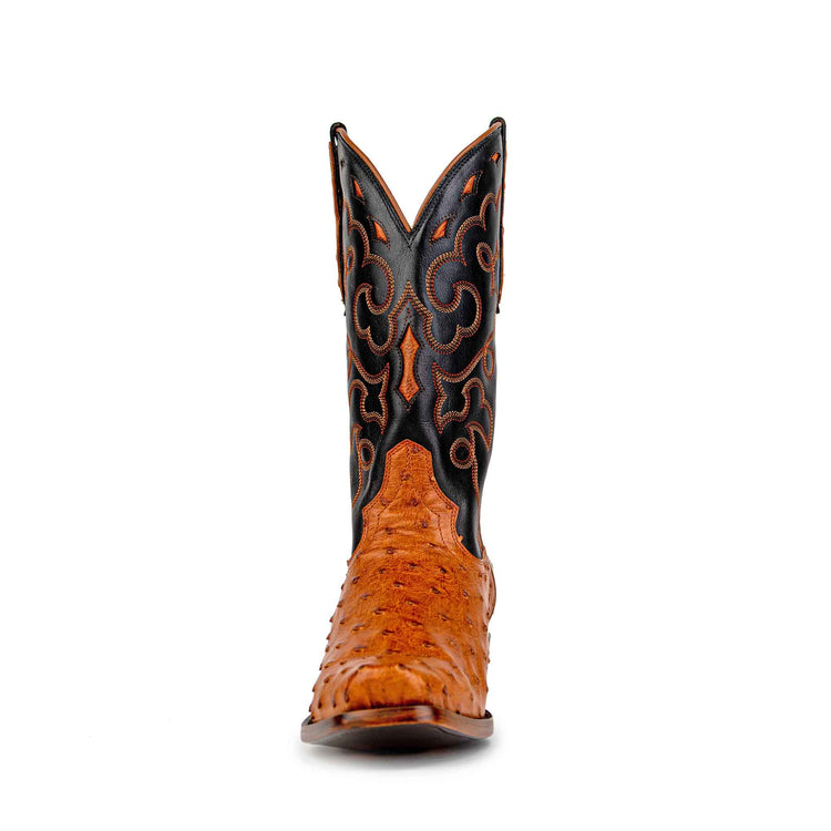 Men's Full-Quill Ostrich Cowboy Boot by RUJO