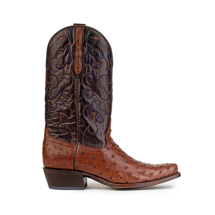 Men's Full-Quill Ostrich Cowboy Boot by RUJO