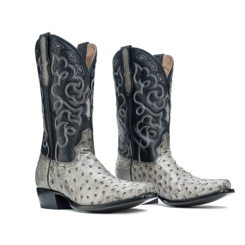 Cowboy ostrich boots best sale