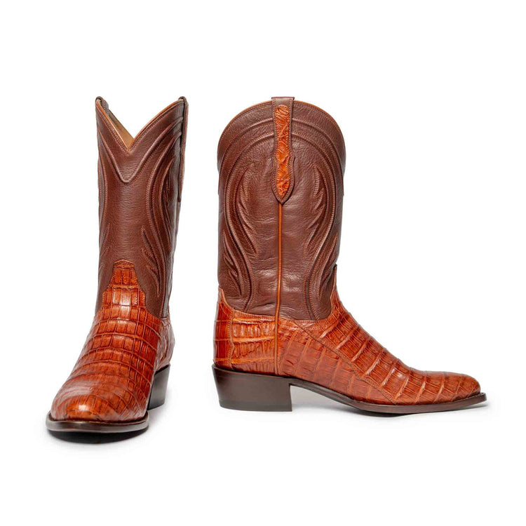 Men's caiman tail western boots by RUJO