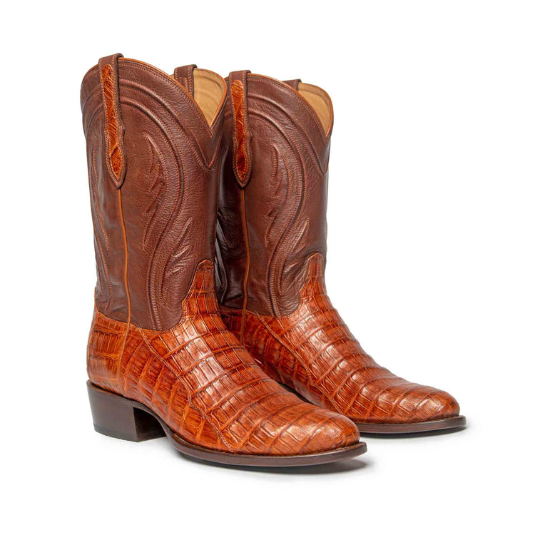 Men's caiman tail western boots by RUJO