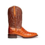 Men's Square-Toe Caiman Tail Cowboy Boot by RUJO