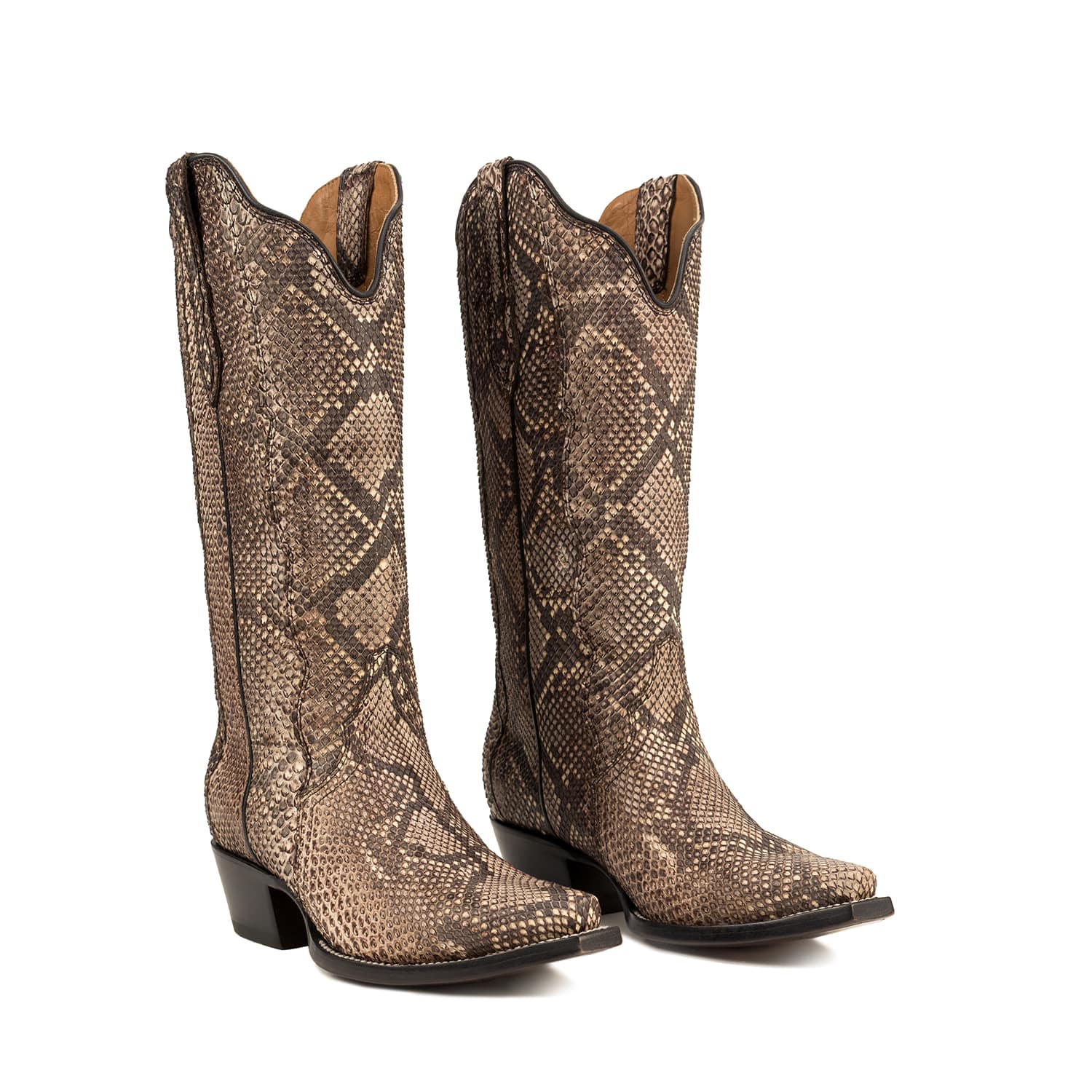 The Evalyne | Women's Python Leather Cowboy Boots | RUJO – Rujo Boots