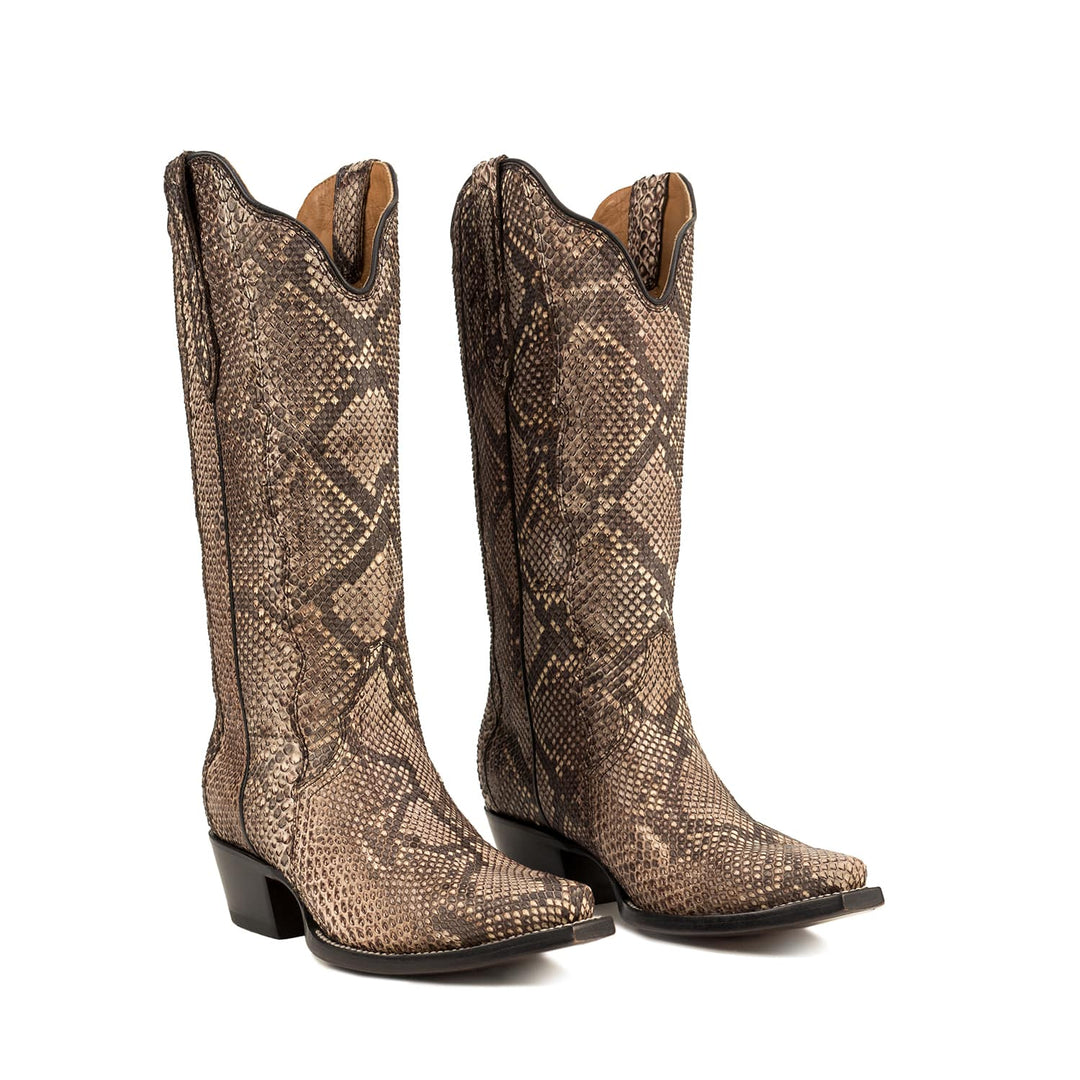 Women's Roper Python Square Toe Boots Python Women – Rujo Boots