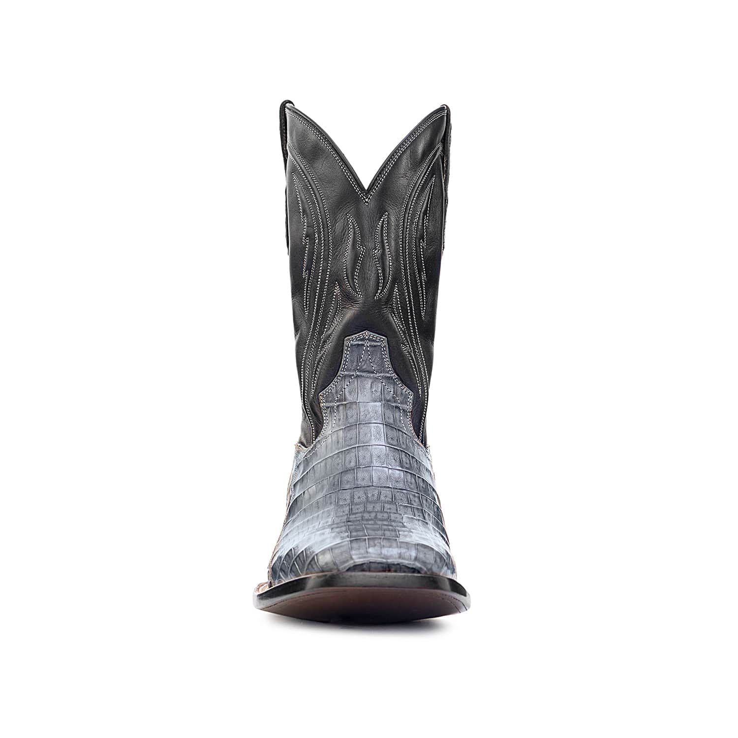 Men's Caiman Tail Square Toe Boots | The Roscoe | RUJO Boots