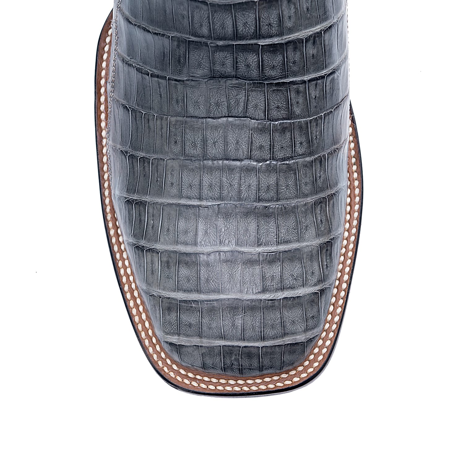 Men's Caiman Tail Square Toe Boots | The Roscoe | RUJO Boots
