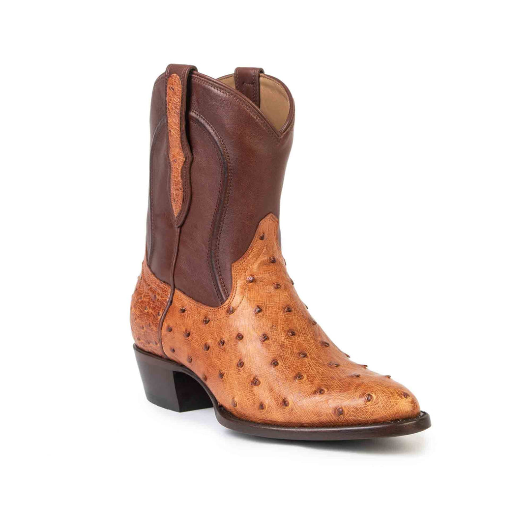 Women's Full-Quill Ostrich Bootie Boot by RUJO