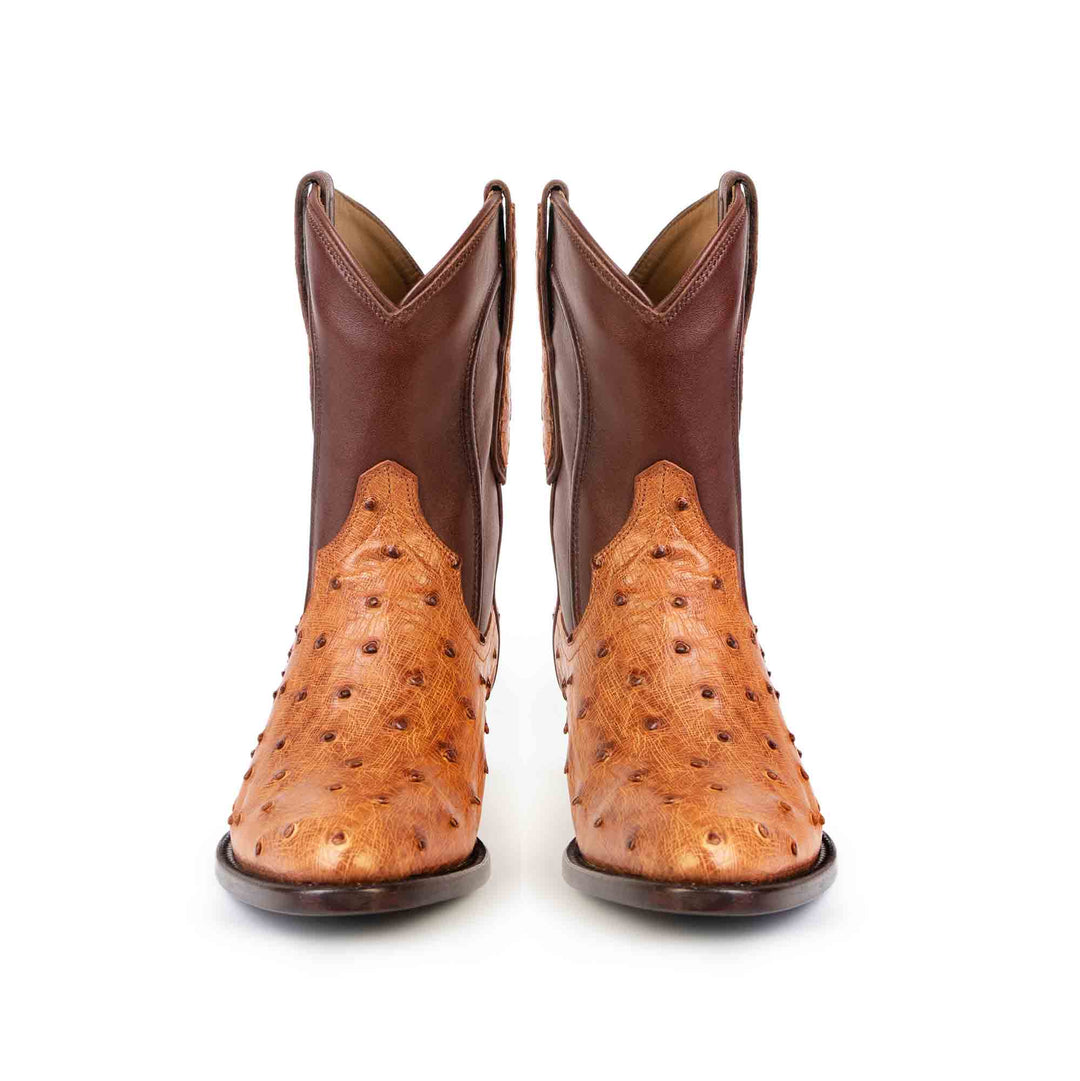 Women's Full-Quill Ostrich Bootie Boot by RUJO