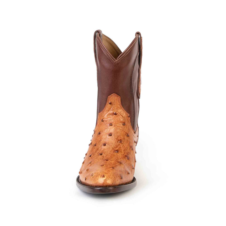 Women's Full-Quill Ostrich Bootie Boot by RUJO