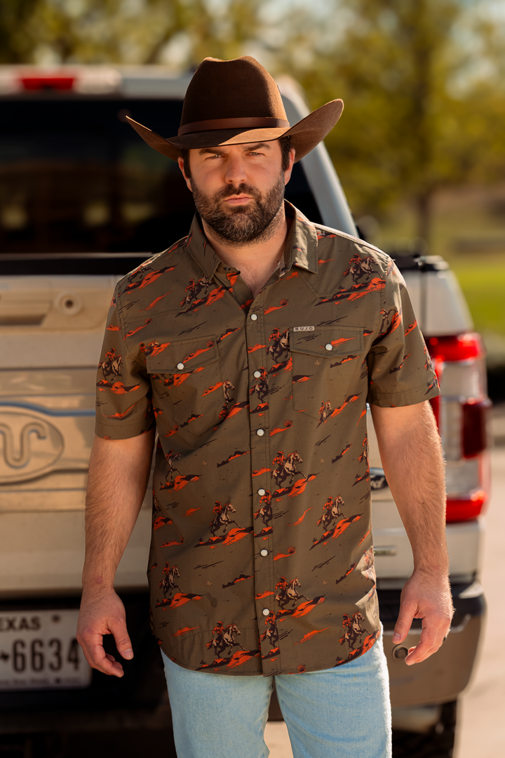 The Austin Bamboo Pearl Snap Shirt