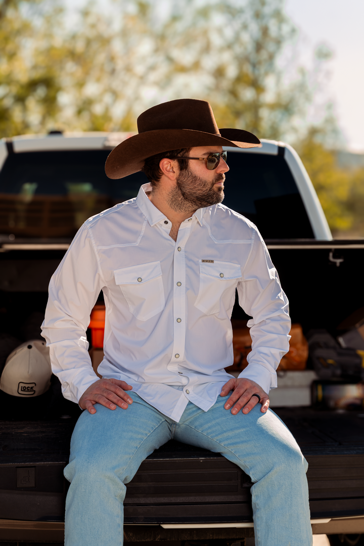 The Dallas Bamboo Pearl Snap Shirt