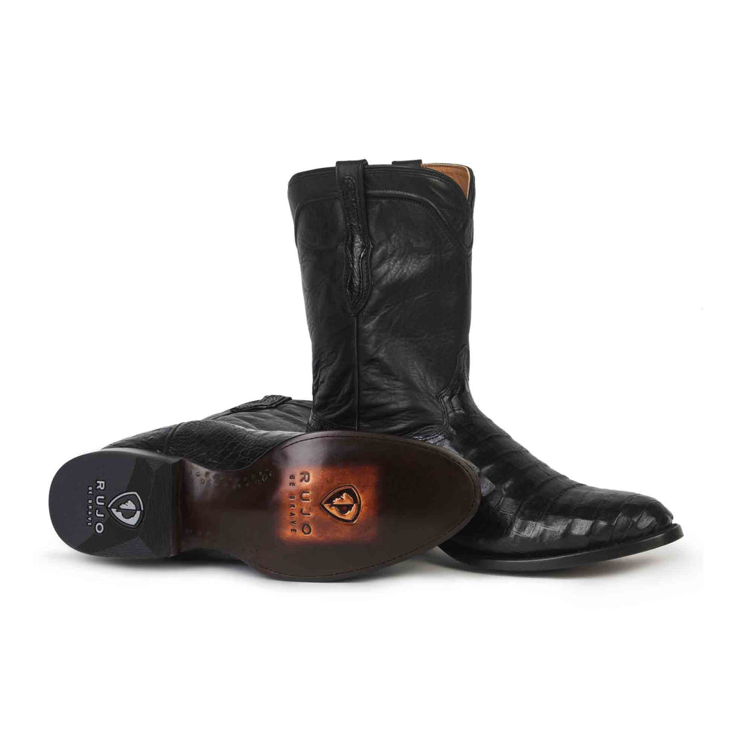 Men's Roper Caiman Belly Cowboy Boot by RUJO