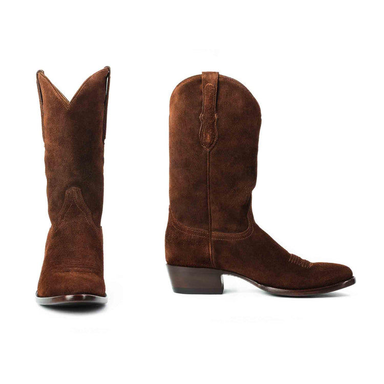 Western water-resistant Sentry Suede cowboy boots by RUJO