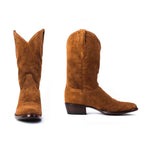 Western water-resistant Sentry Suede cowboy boots by RUJO