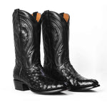 Full-Quill Ostrich Western Cowboy Boot by RUJO