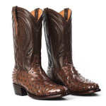 Full-Quill Ostrich Western Cowboy Boot by RUJO