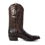 Men's caiman belly western boots by RUJO