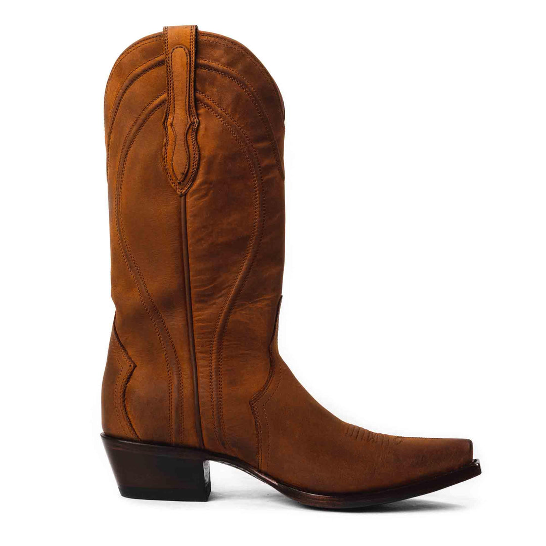 Women's Snip-Toe Rock Ranch Calfskin Cowgirl Boot by RUJO