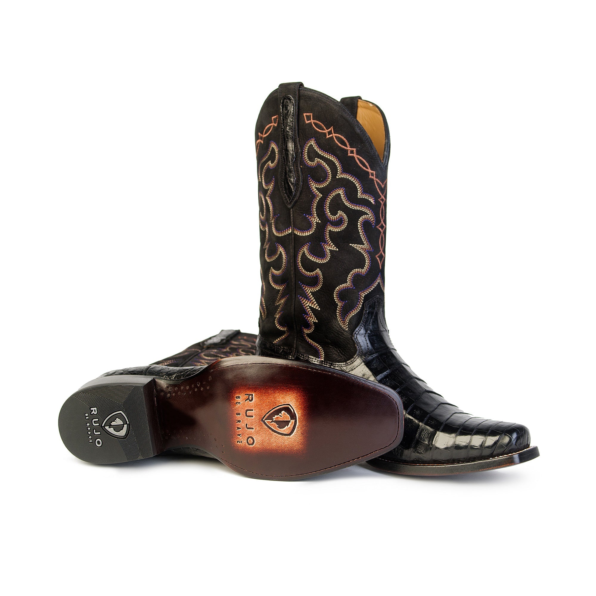 The Trace | 7-Toe Men's Caiman Belly Western Boots | RUJO | Rujo Boots