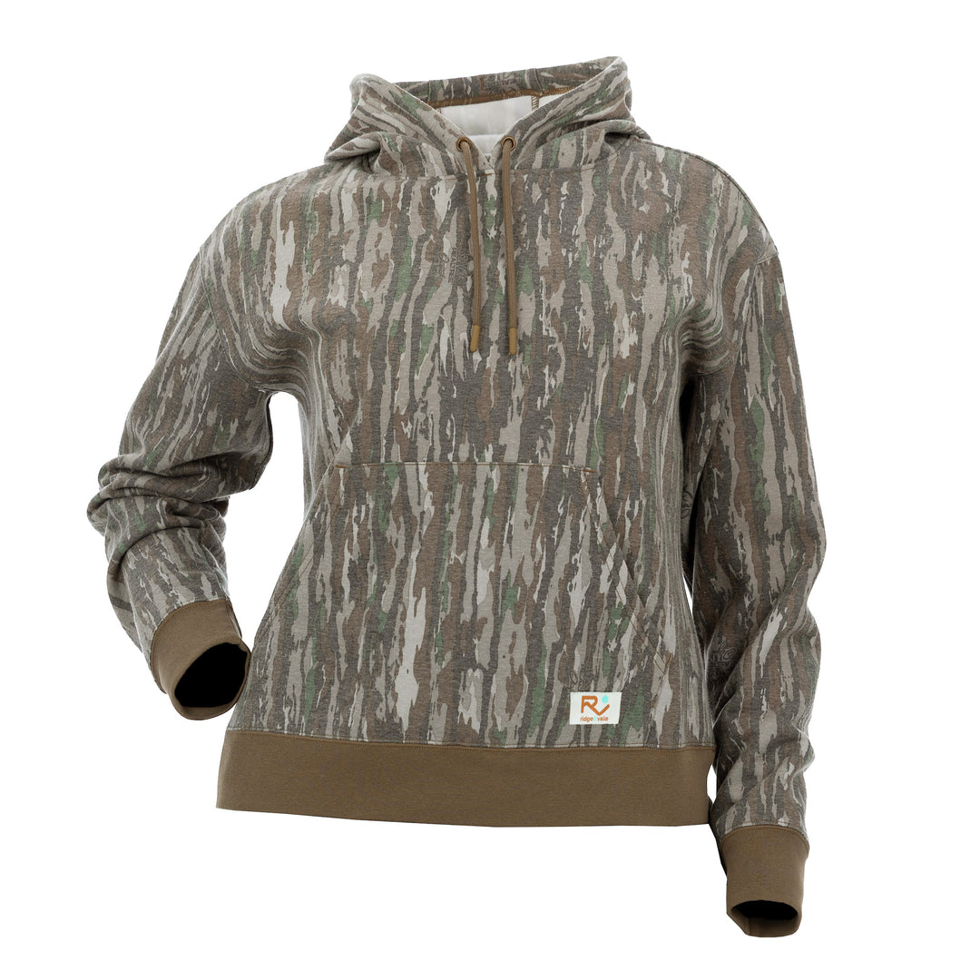 The Vintage Camo Hoodie in Faded Realtree Original, front