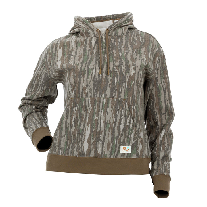The Vintage Camo Hoodie in Faded Realtree Original, front