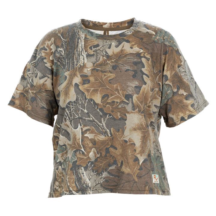 The Vintage Camo Tee in Faded Realtree Advantage Classic, front