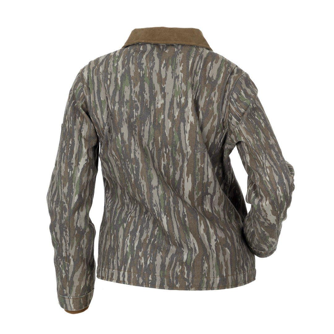 The Vintage Camo Carpenter Jacket in Faded Realtree Original, back