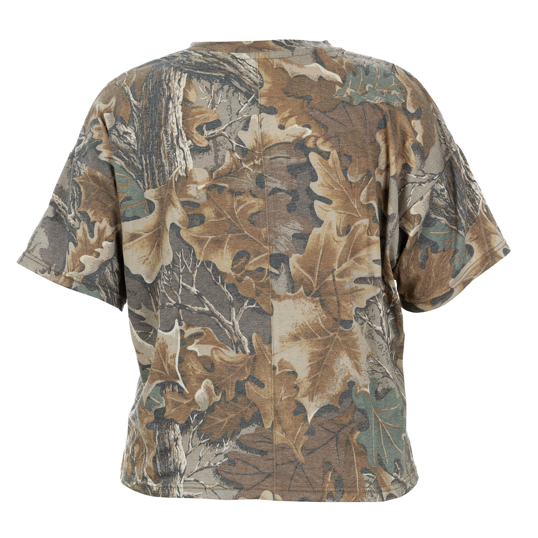 The Vintage Camo Tee in Faded Realtree Advantage Classic, back