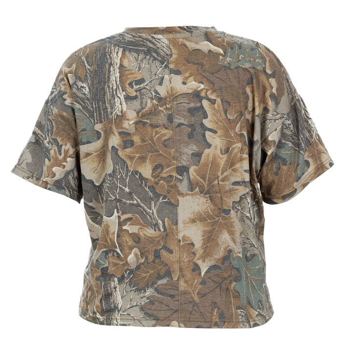 The Vintage Camo Tee in Faded Realtree Advantage Classic, back