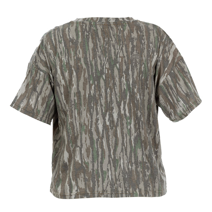 The Vintage Camo Tee in Faded Realtree Original, back