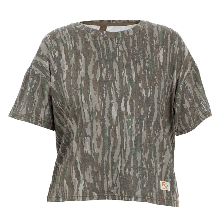 The Vintage Camo Tee in Faded Realtree Original, front