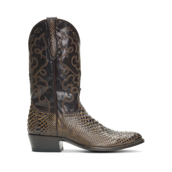 Men's Cowboy Boots | The Zeke Python Exotic Boots | Rujo Boots