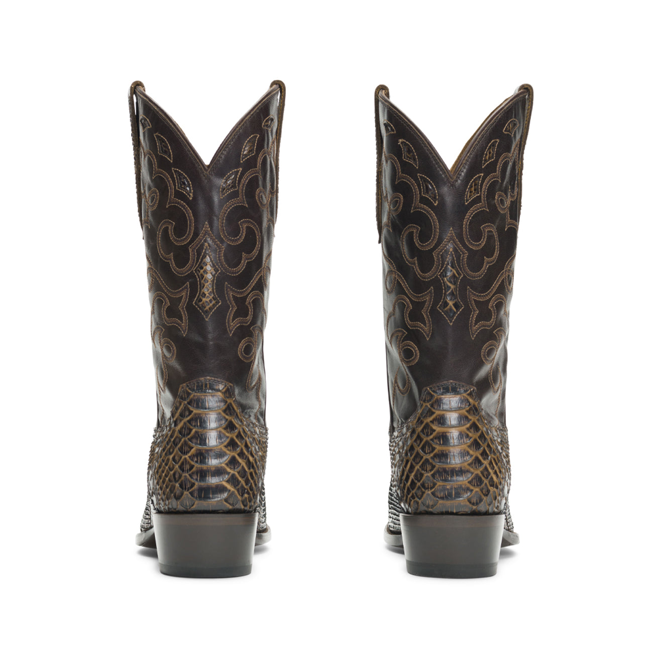 靴 JOSEPH PYTHON POINTED 38 Cognac Python – J&J Specialty