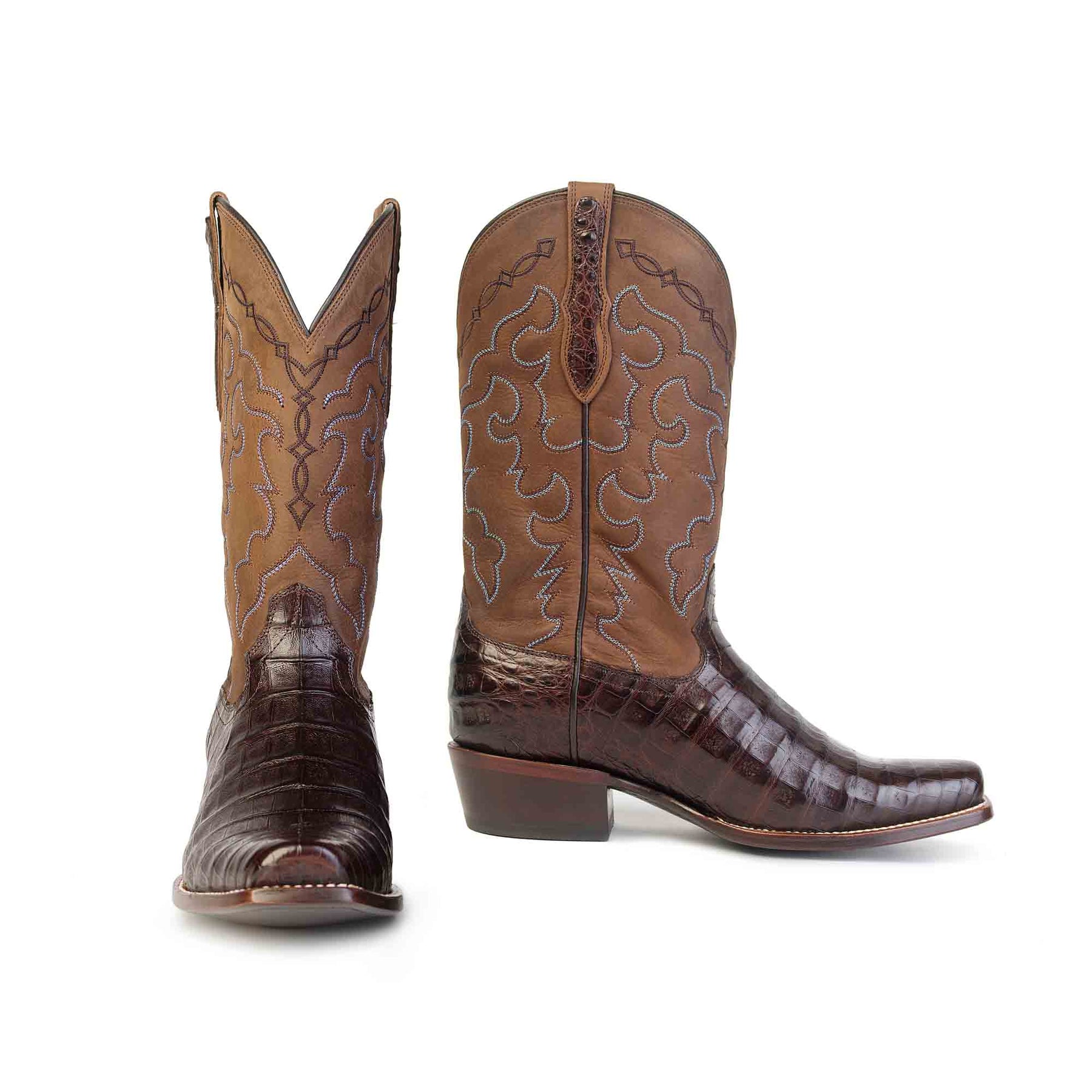 Western 7-Toe Caiman Belly Cowboy Boot by RUJO