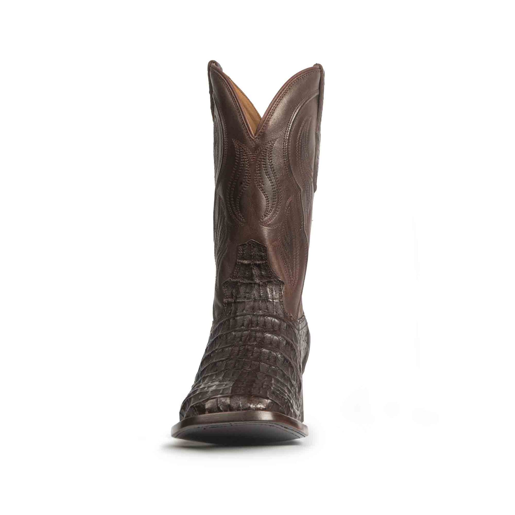 Men's Caiman Hornback Square-Toe Cowboy Boot by RUJO
