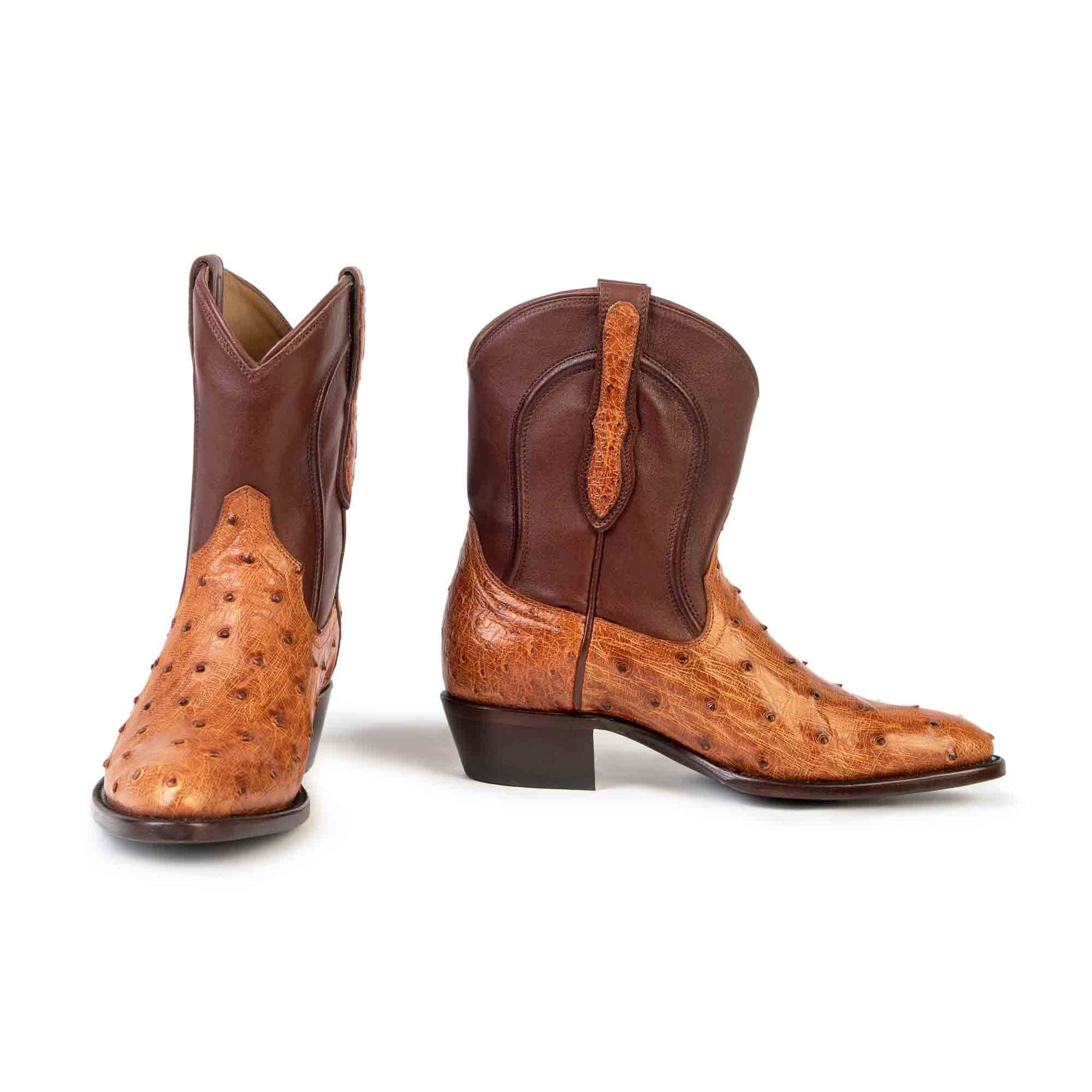 Women's Full-Quill Ostrich Bootie Boot by RUJO