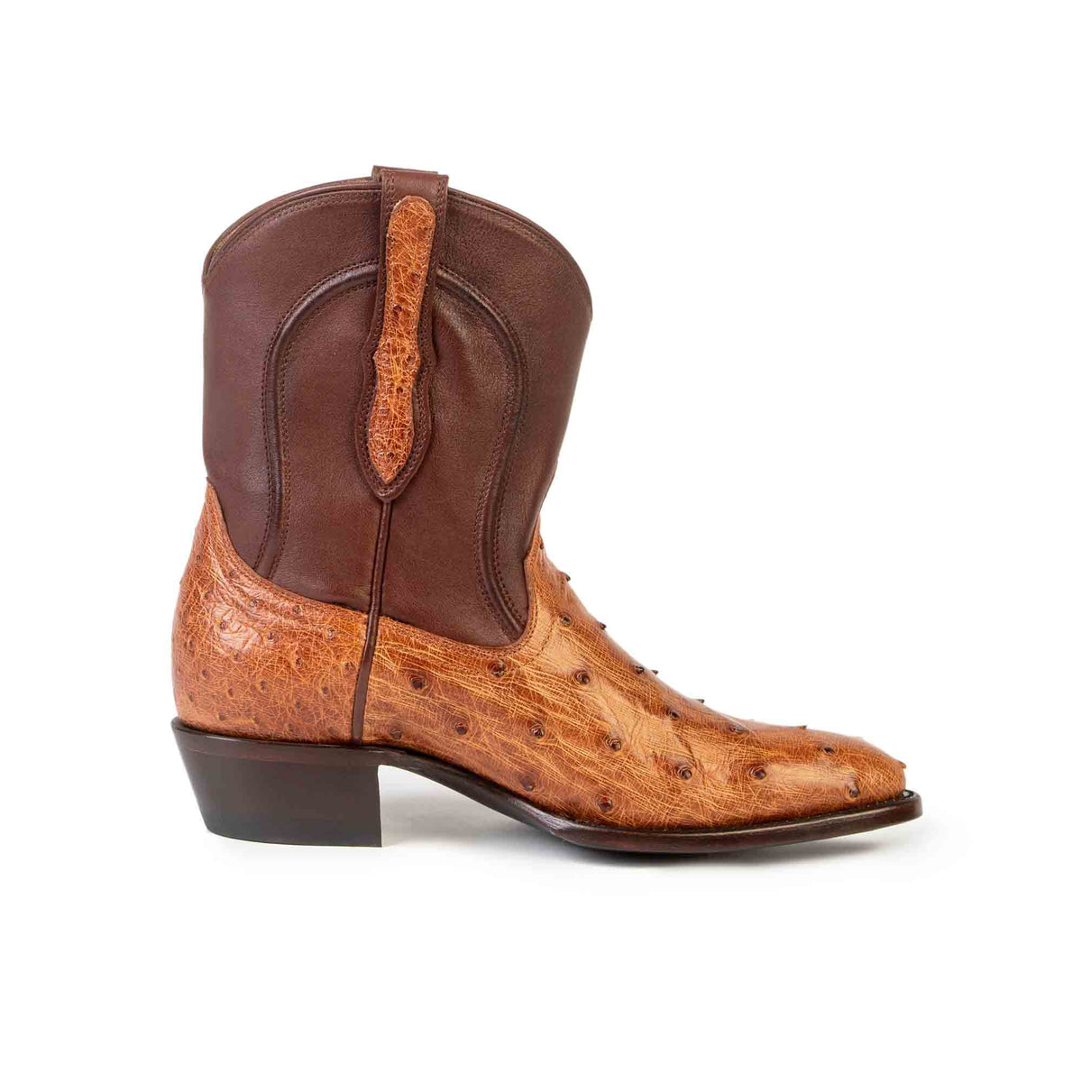 Women's Full-Quill Ostrich Bootie Boot by RUJO