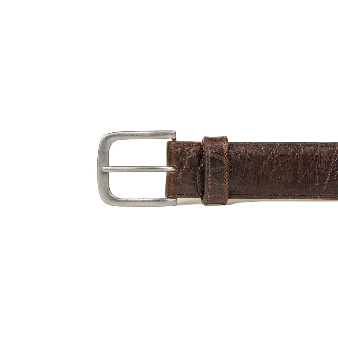 American Bison Belt in Brown