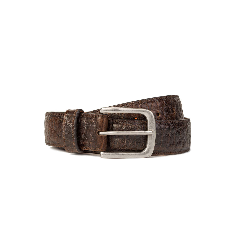 American Bison Belt in Brown