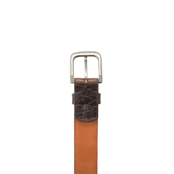American Bison Belt in Brown