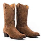 Western water-resistant Sentry Suede cowboy boots by RUJO