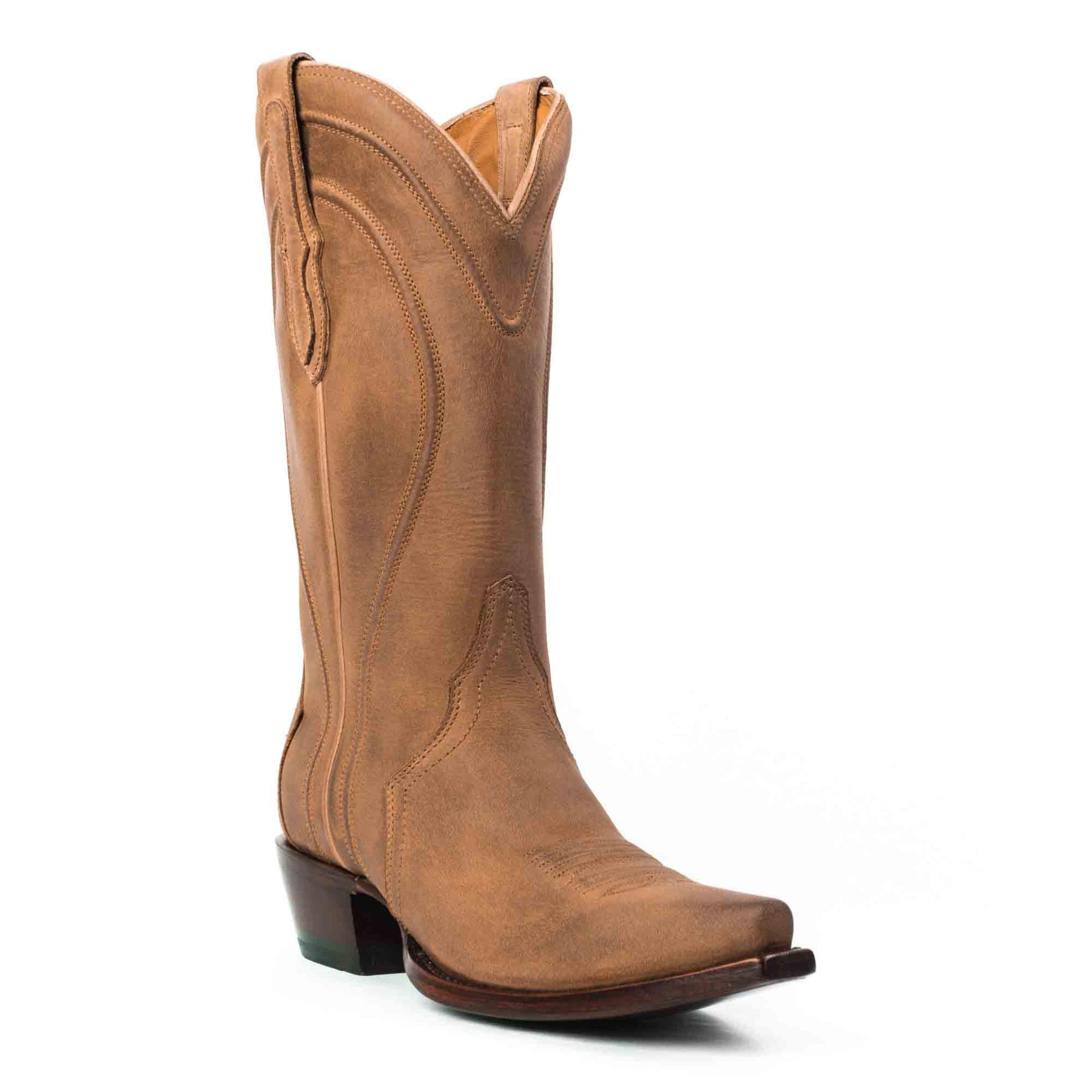 Women's Snip-Toe Rock Ranch Calfskin Cowgirl Boot by RUJO