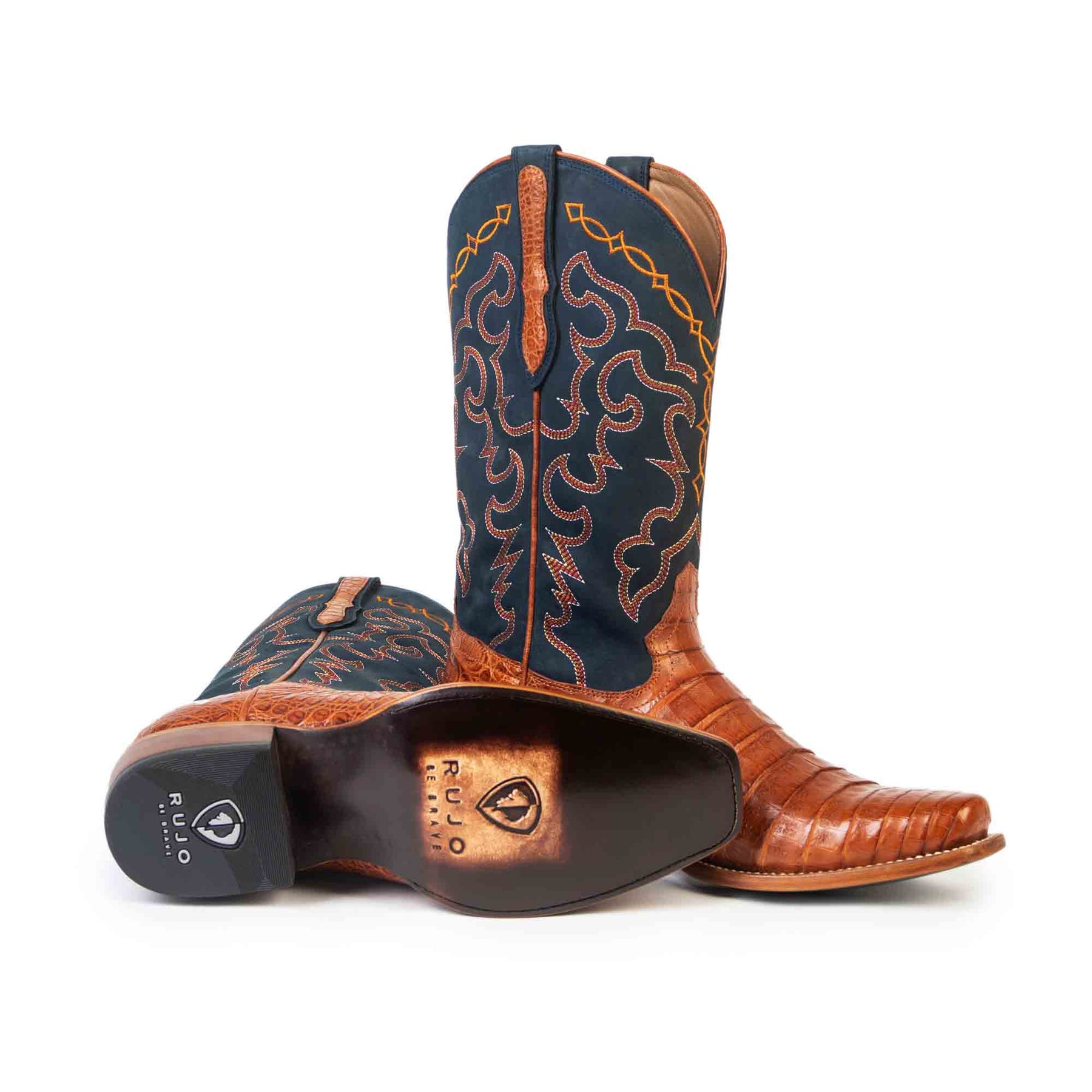 Western 7-Toe Caiman Belly Cowboy Boot by RUJO